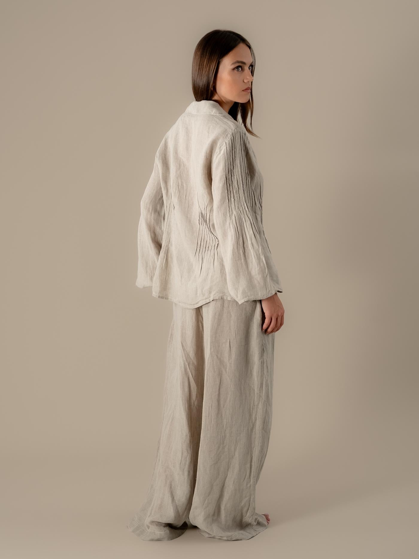 Camicia Nefertiti Battista Naturale CAMICIA NEFERTITI battista 12 Bottega Di Brunella 