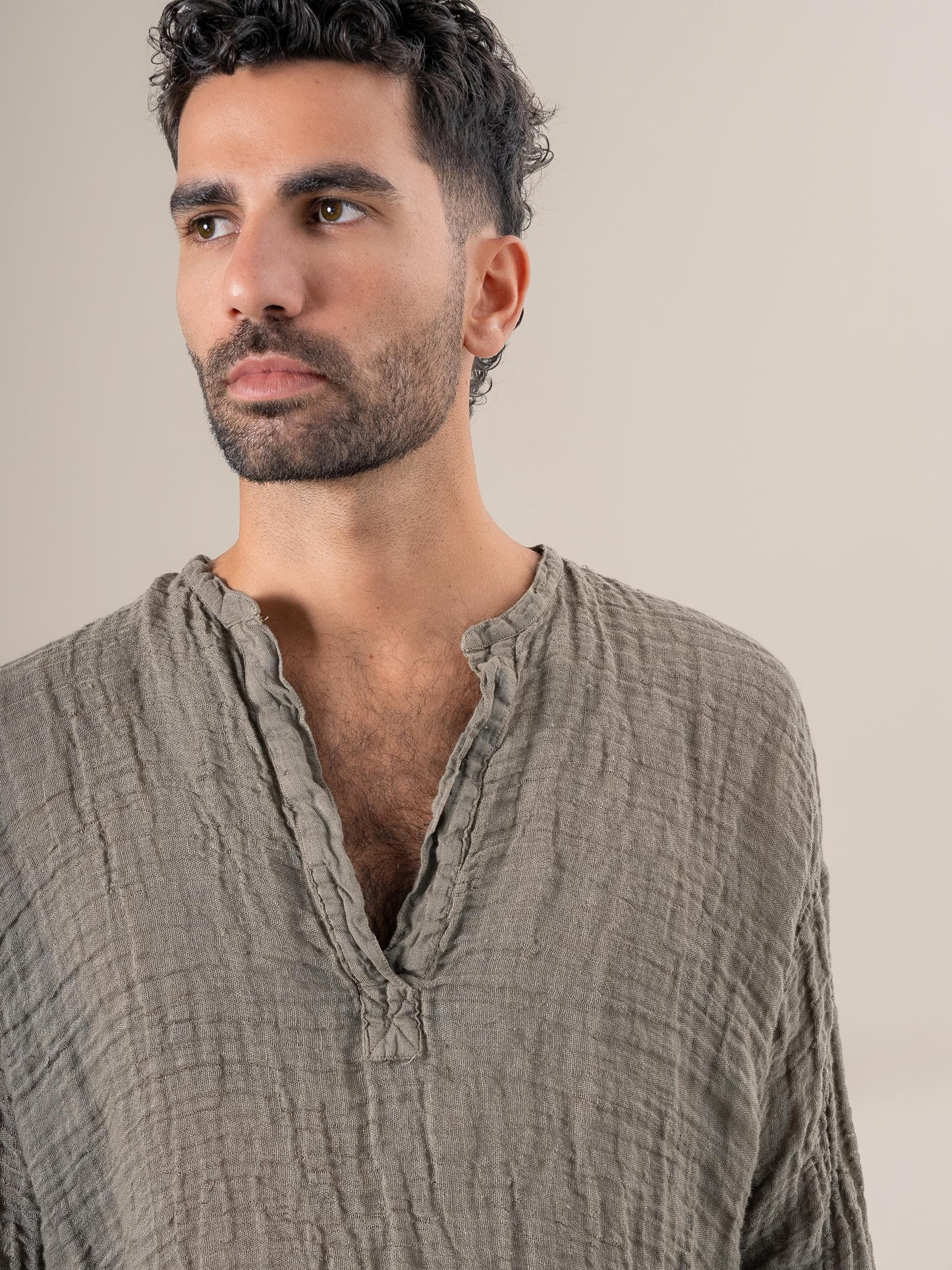 Camicia Normandy Garzata Fossile CAMICIA NORMANDY garzata 284 Bottega Di Brunella 