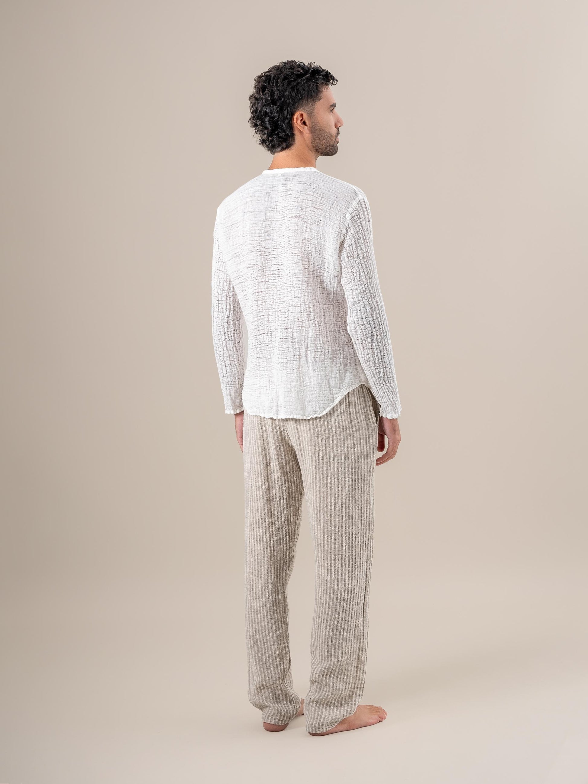 Camicia Marco Garzata Latte CAMICIA MARCO garzata 33 Bottega Di Brunella 