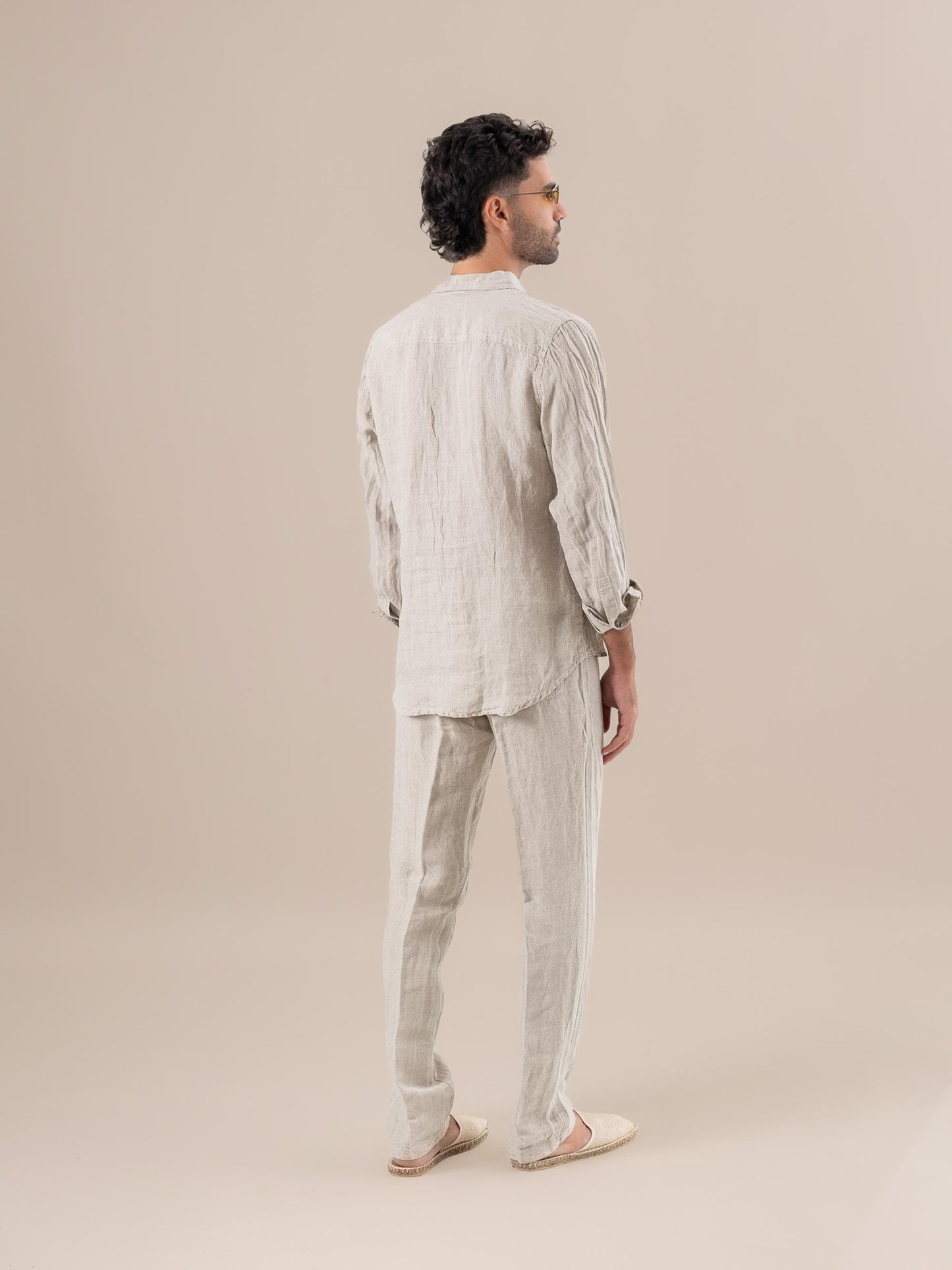 Camicia Franco Battista Naturale CAMICIA FRANCO battista 12 Bottega Di Brunella 