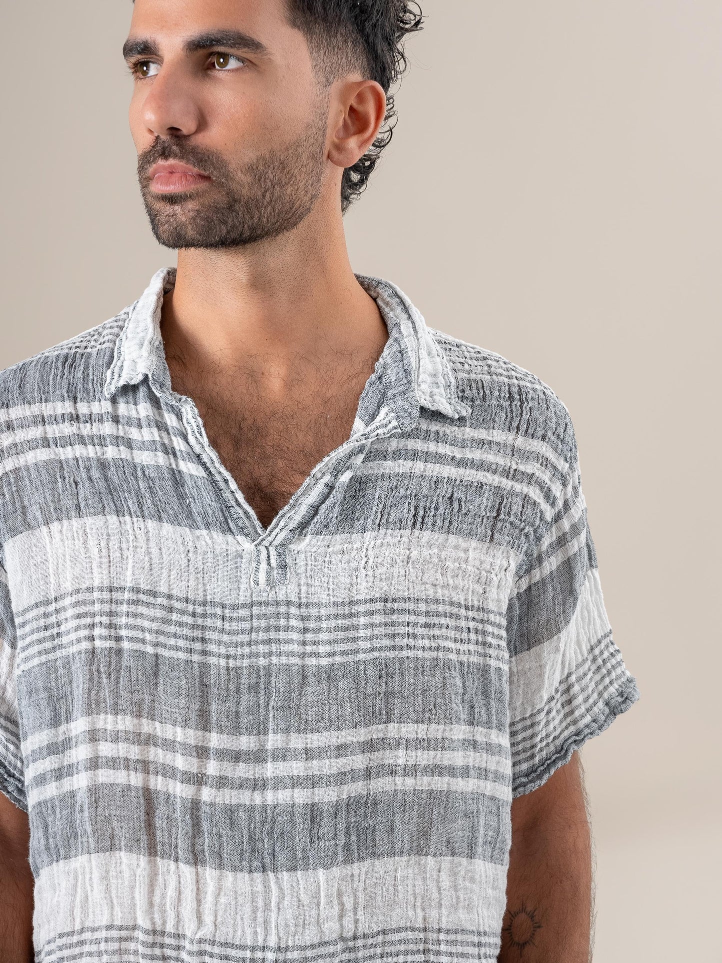 Camicia Monica Garza Moma Latte CAMICIA MONICA garza moma 33 Bottega Di Brunella 