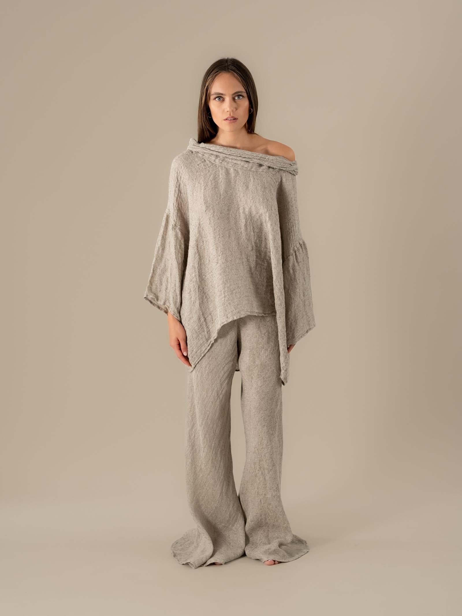 Camicia Gemelli Tela Luxor Naturale CAMICIA GEMELLI tela luxor 12 Bottega Di Brunella 