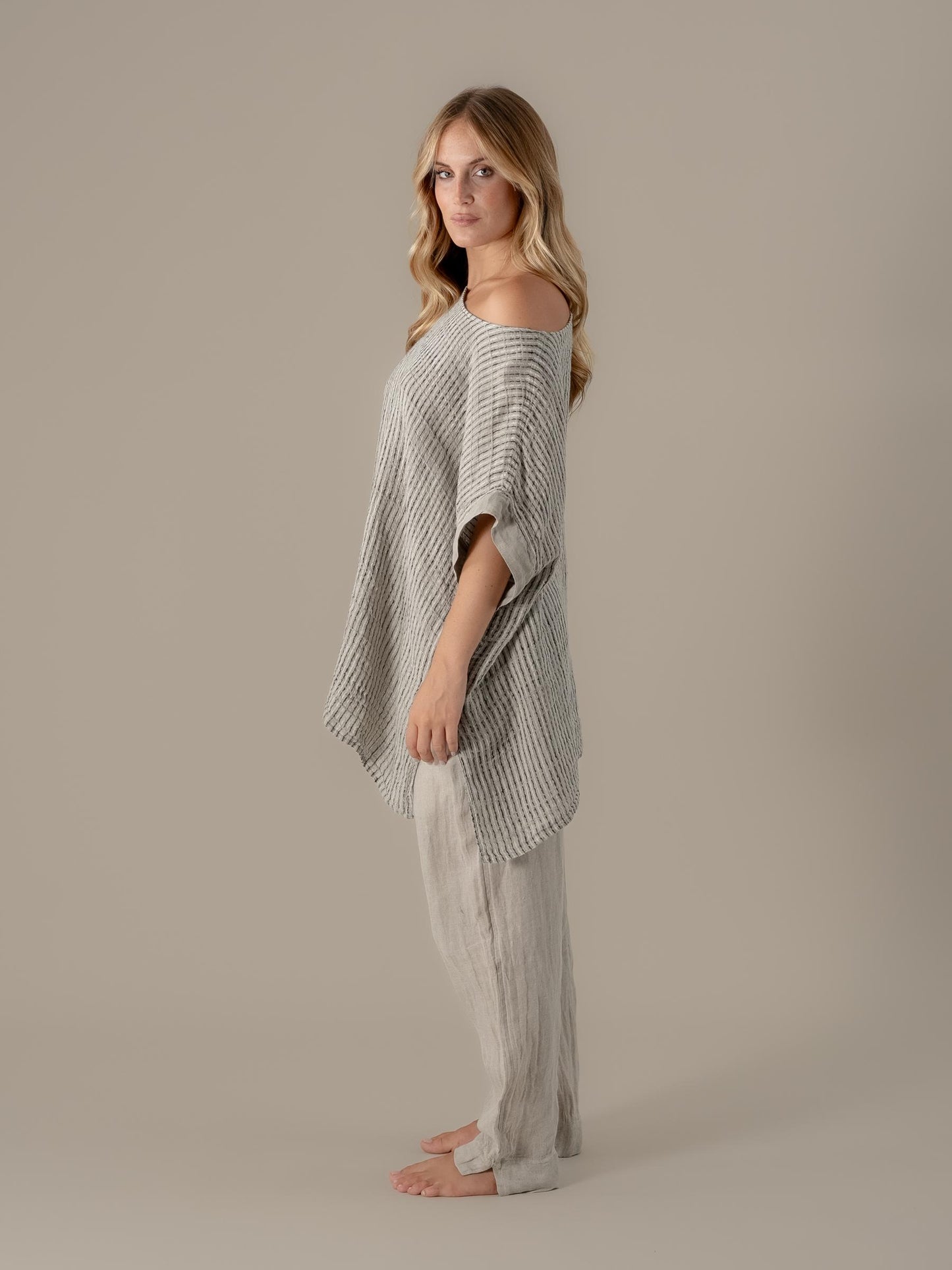 Camicia Pneuma Nilo Naturale CAMICIA PNEUMA nilo 12 Bottega Di Brunella 