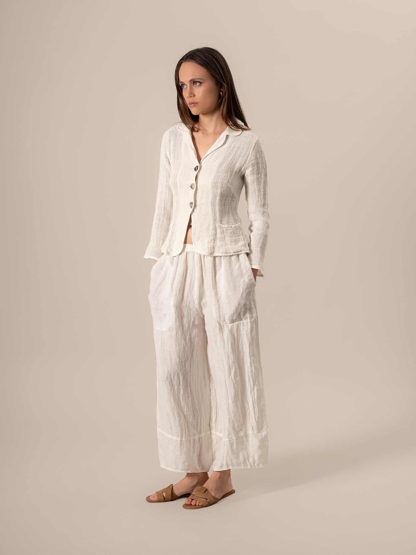 Giacca Elena Aida Latte GIACCA ELENA aida 33 Bottega Di Brunella 