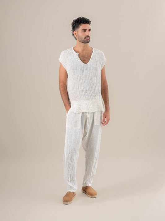 Maglia Sandokan G/M Ulivo Latte MAGLIA SANDOKAN G/M ulivo 33 Bottega Di Brunella 