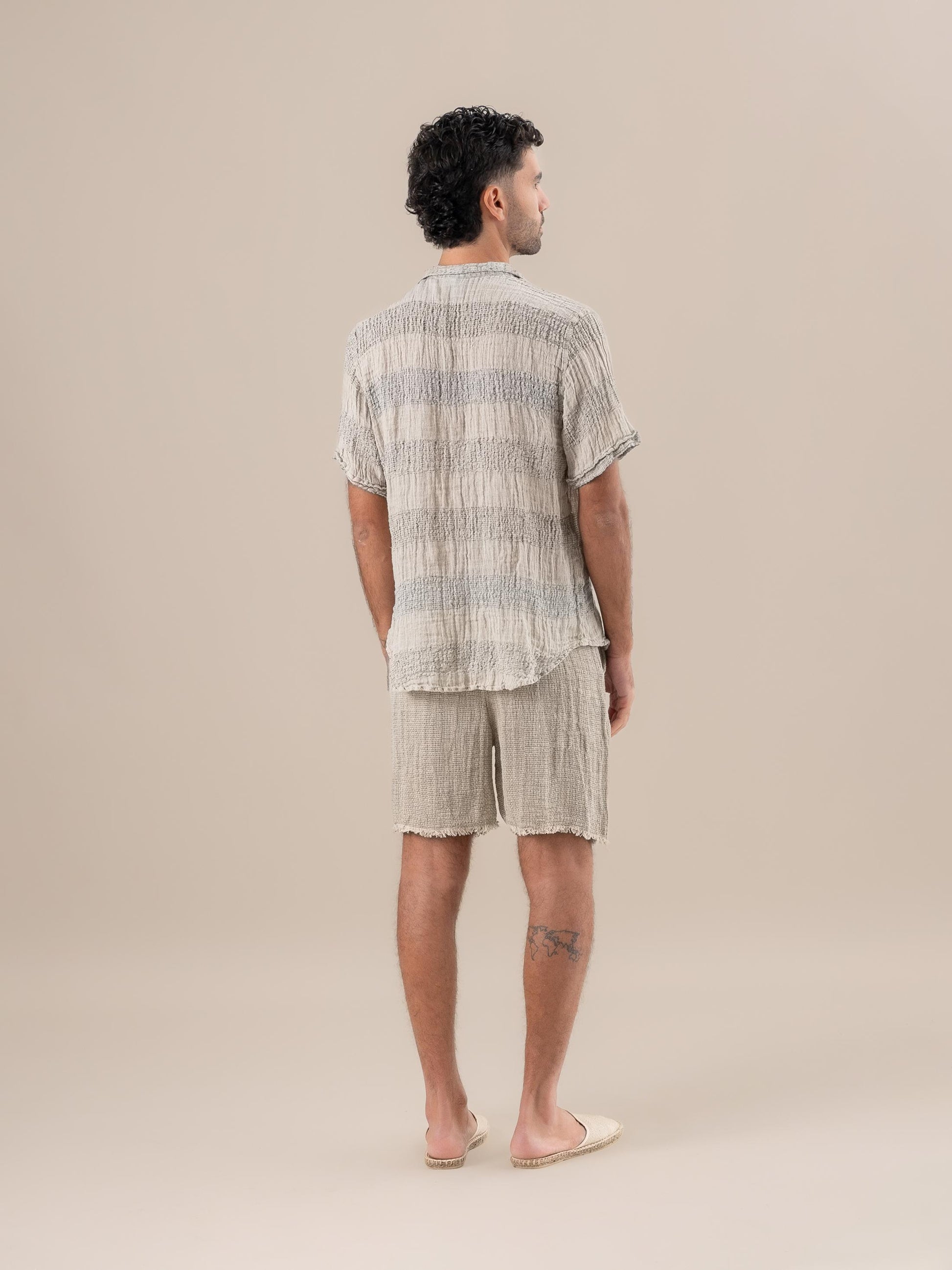 Camicia Monica Garza Milos Naturale CAMICIA MONICA GARZA MILOS 12 Bottega Di Brunella 