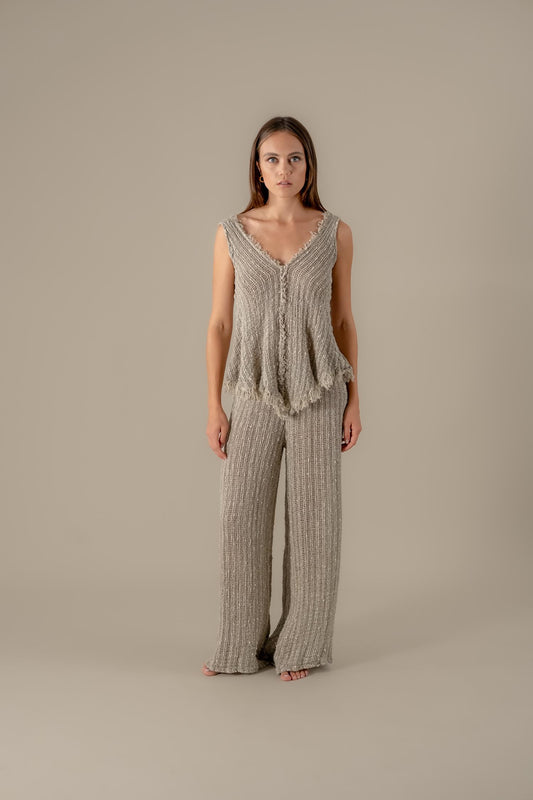 Pantalone Olmo Campagna Luxor Naturale PANTALONE OLMO camp. luxor 12 Bottega Di Brunella 