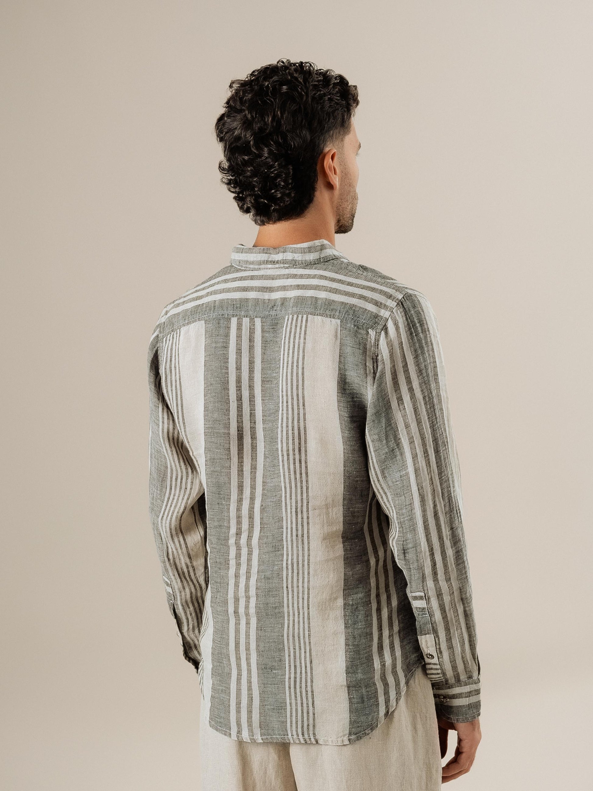 Camicia Franco Tela Moma Naturale CAMICIA FRANCO tela moma 12 Bottega Di Brunella 