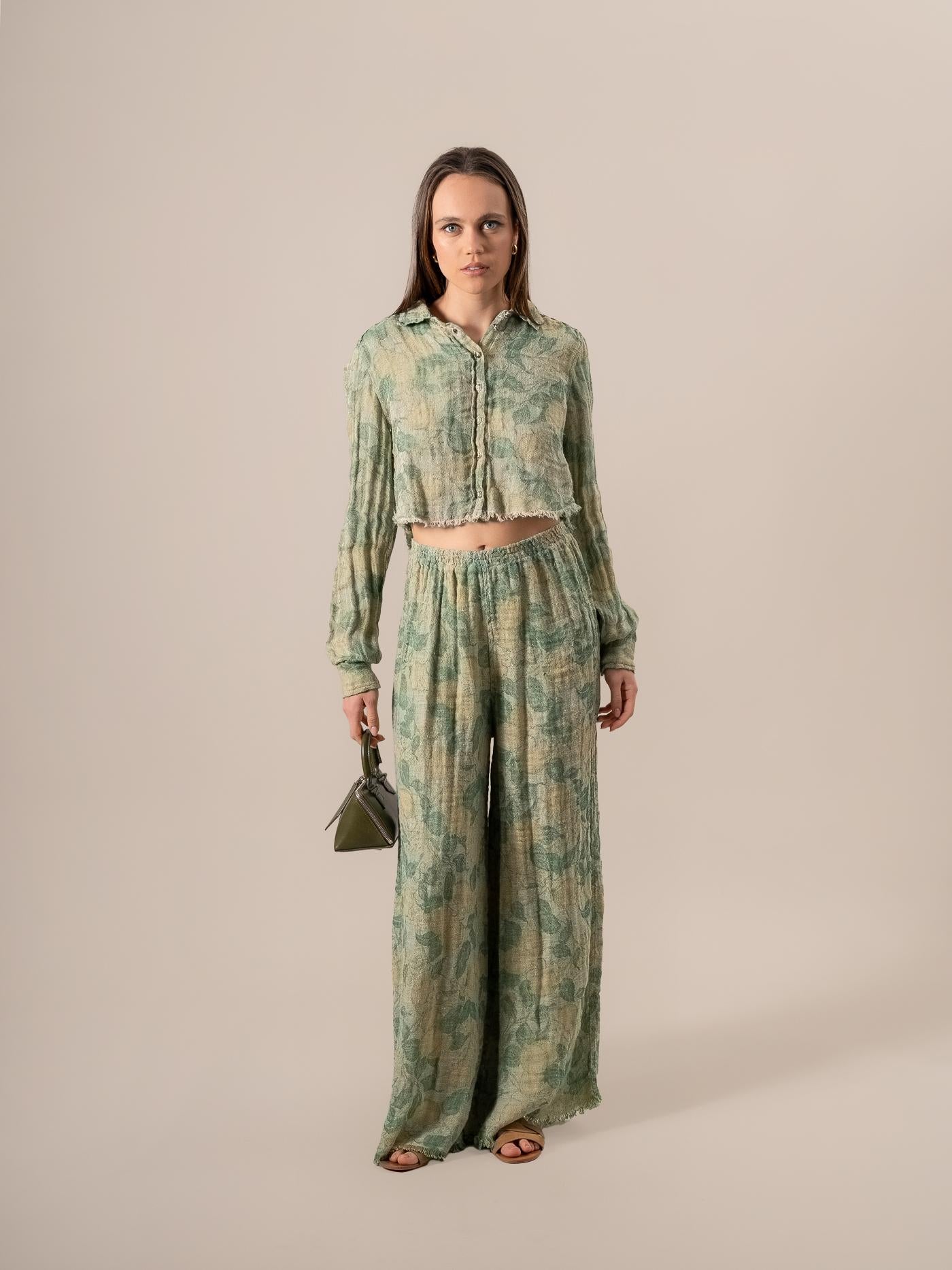 Pantalone Rock Garza Lemon Naturale PANTALONE ROCK LIMONAIA 12 Bottega Di Brunella 