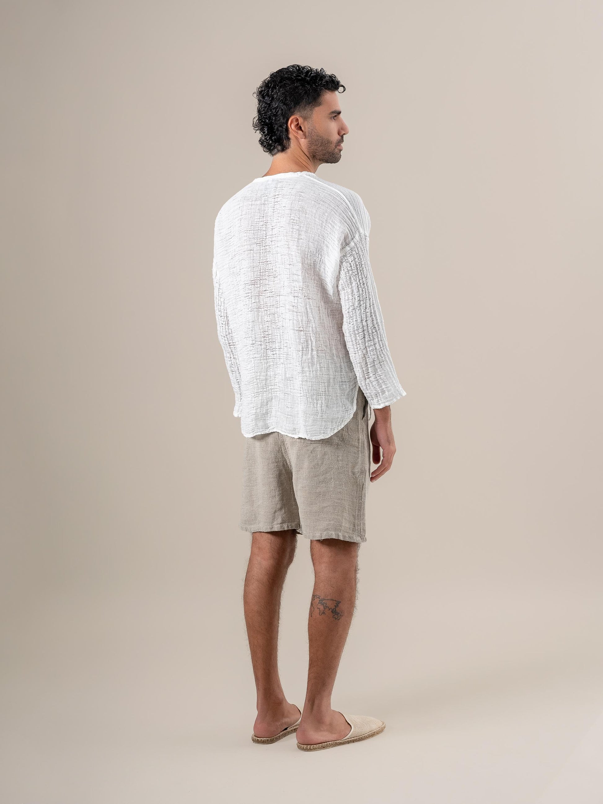 Camicia Normandy Garzata Latte CAMICIA NORMANDY garzata 33 Bottega Di Brunella 