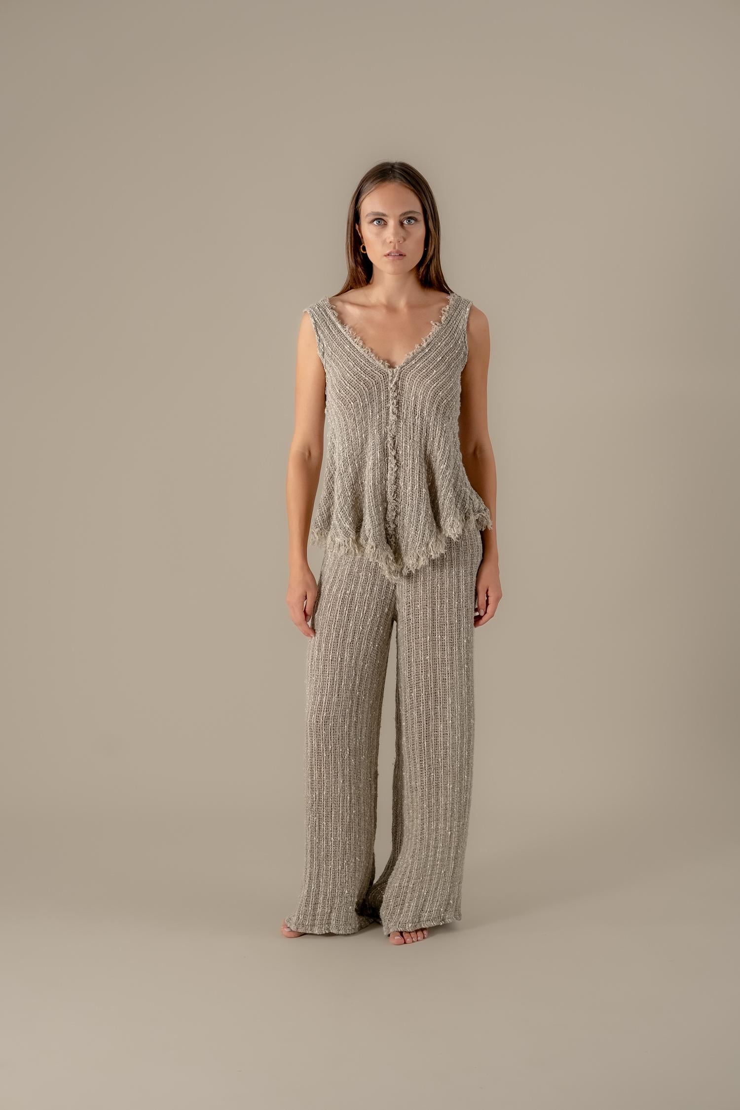 Pantalone Olmo Campagna Luxor Naturale PANTALONE OLMO camp. luxor 12 Bottega Di Brunella 